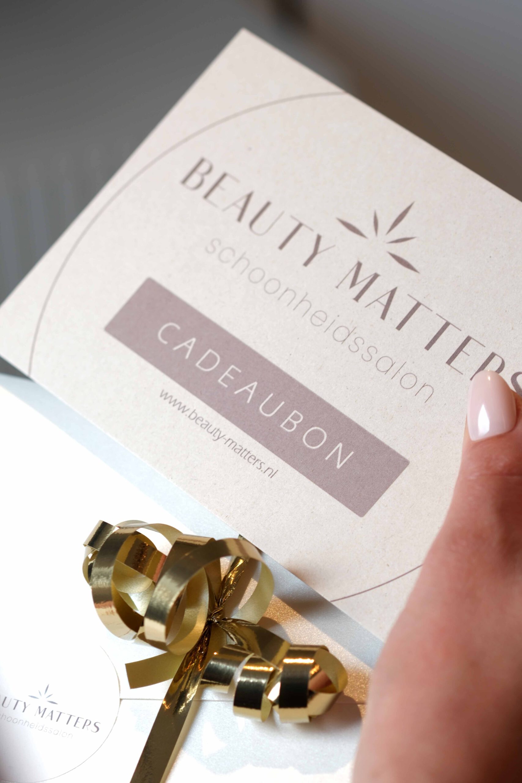Cadeaubon van schoonheidssalon Beauty Matters
